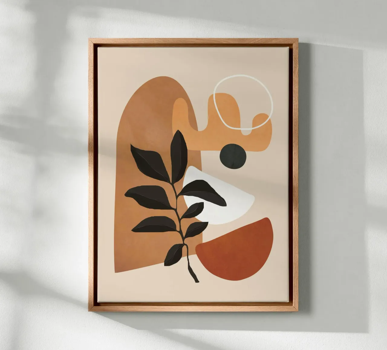 Minimal Abstract Shapes 13 canvas van Flow Line