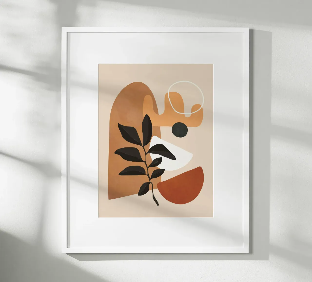 Minimal Abstract Shapes 13 carta hahnemühle da Flow Line