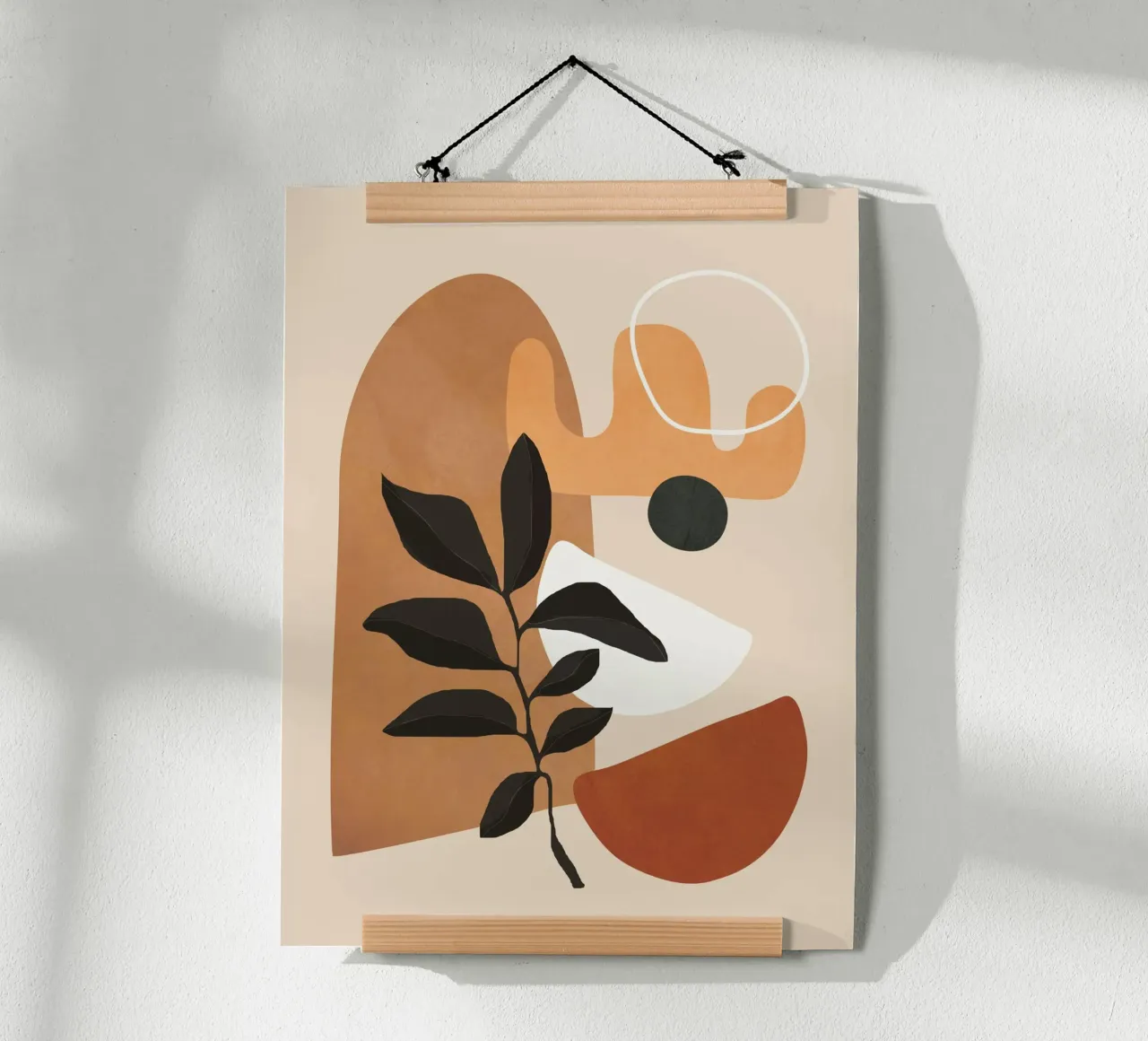 Minimal Abstract Shapes 13 carta hahnemühle da Flow Line