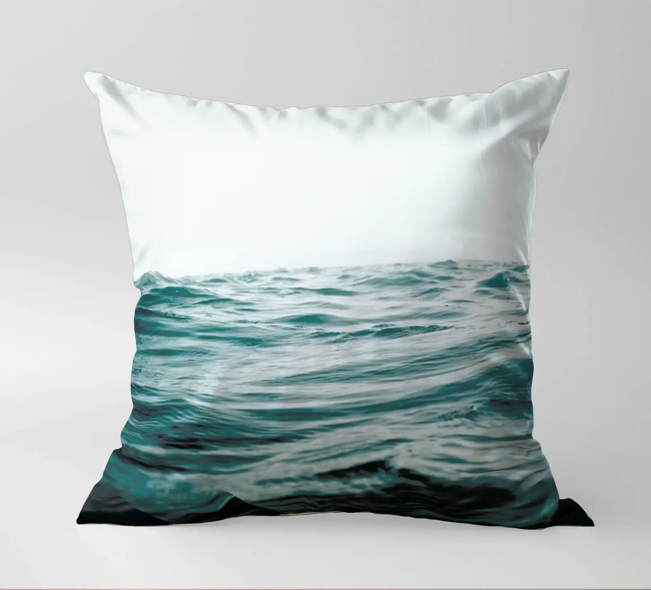 Blue Ocean Waves cuscino da Victoria Frost