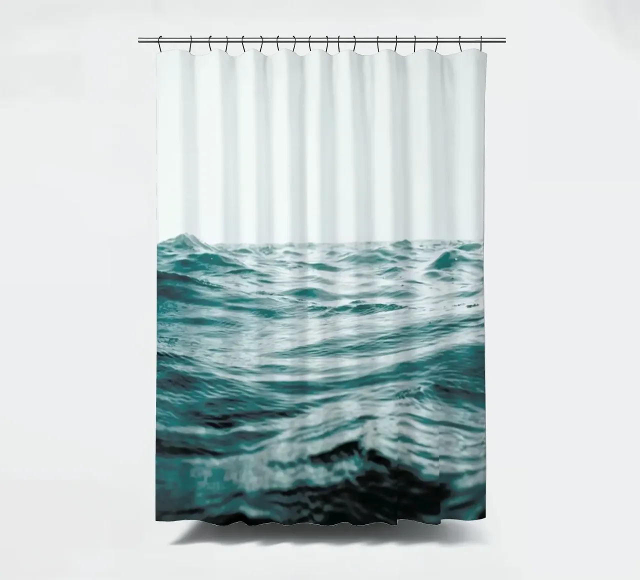 Blue Ocean Waves tenda da doccia da Victoria Frost