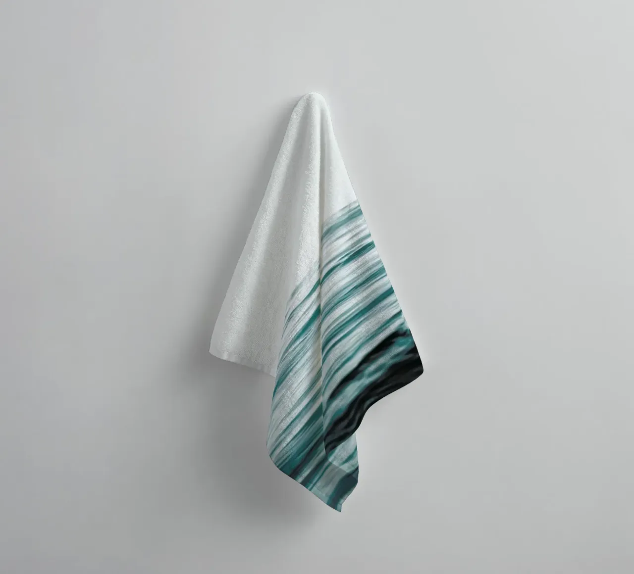 Blue Ocean Waves asciugamano da bagno da Victoria Frost