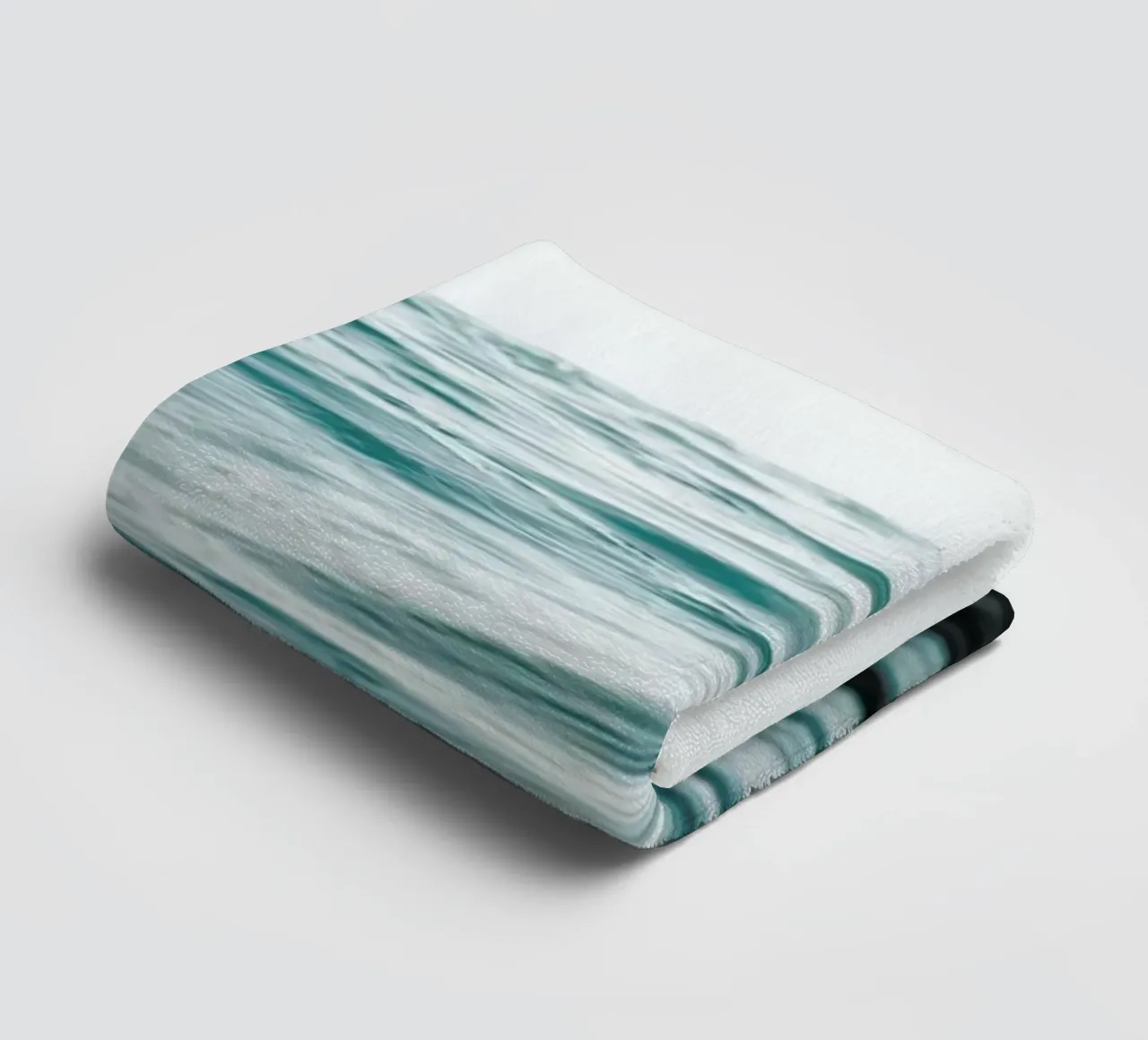 Blue Ocean Waves asciugamano da bagno da Victoria Frost