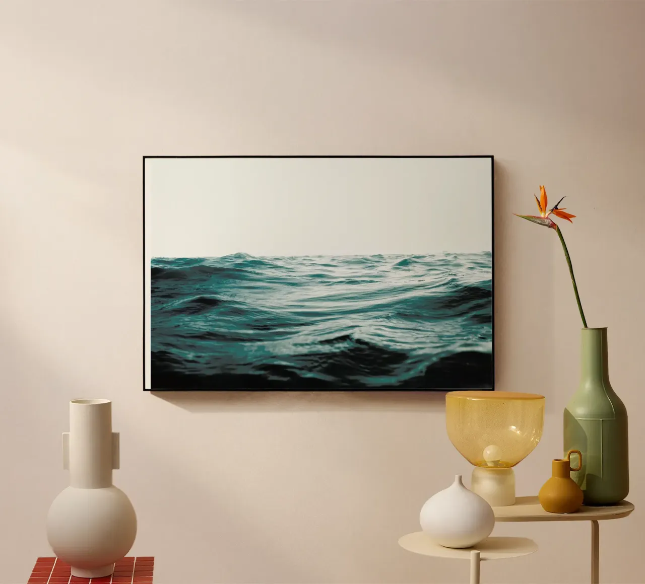 Blue Ocean Waves plexiglass da Victoria Frost