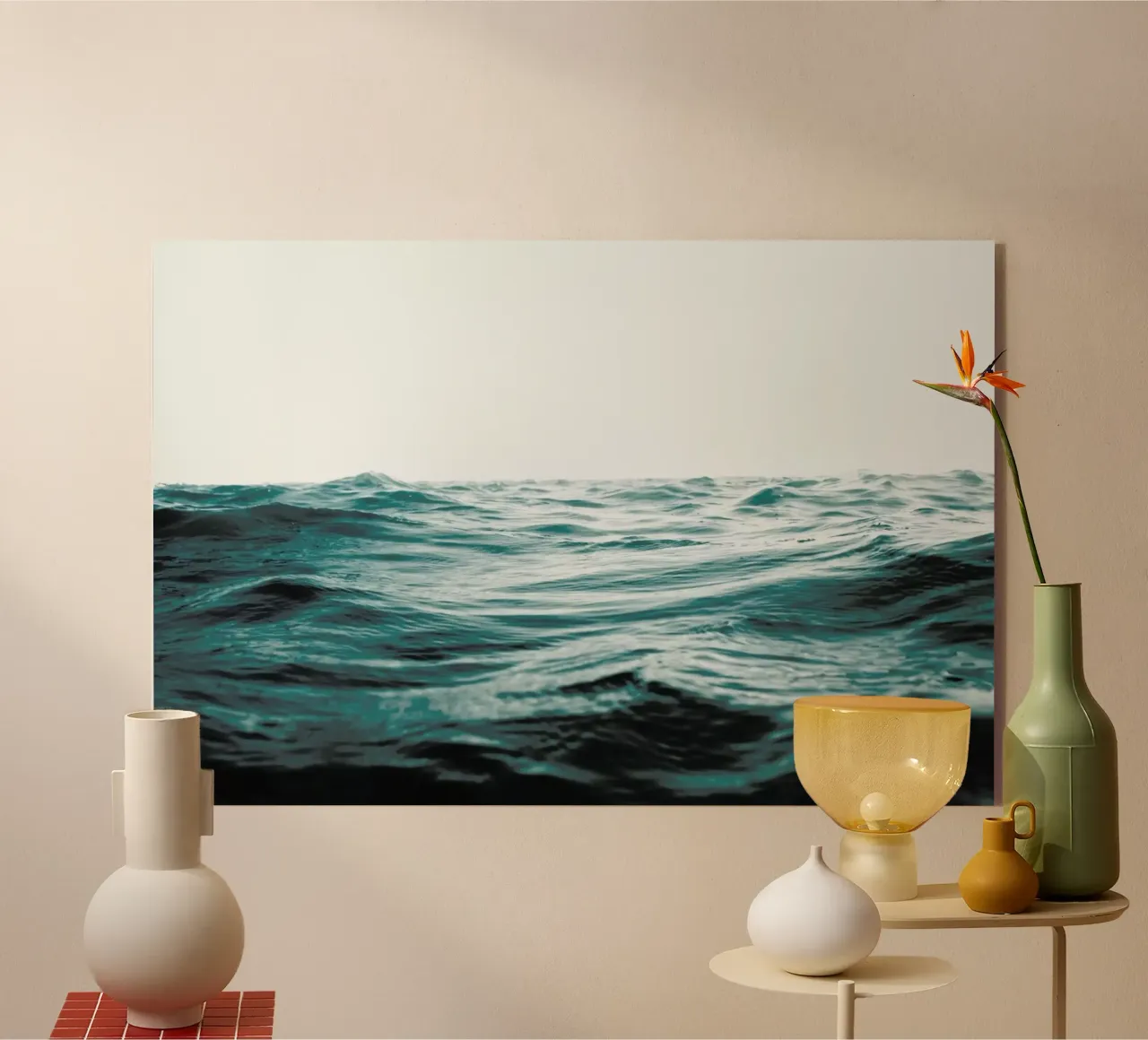 Blue Ocean Waves plexiglass da Victoria Frost