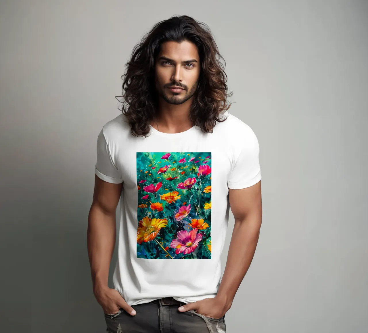 Fiori selvatici t-shirt da Justyna Jaszke JBJart