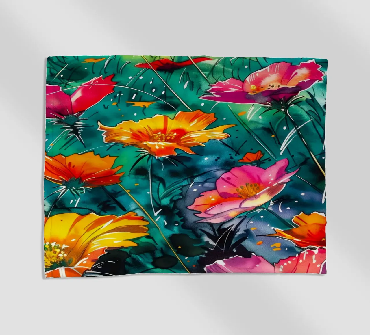 Fiori selvatici telo mare da Justyna Jaszke JBJart