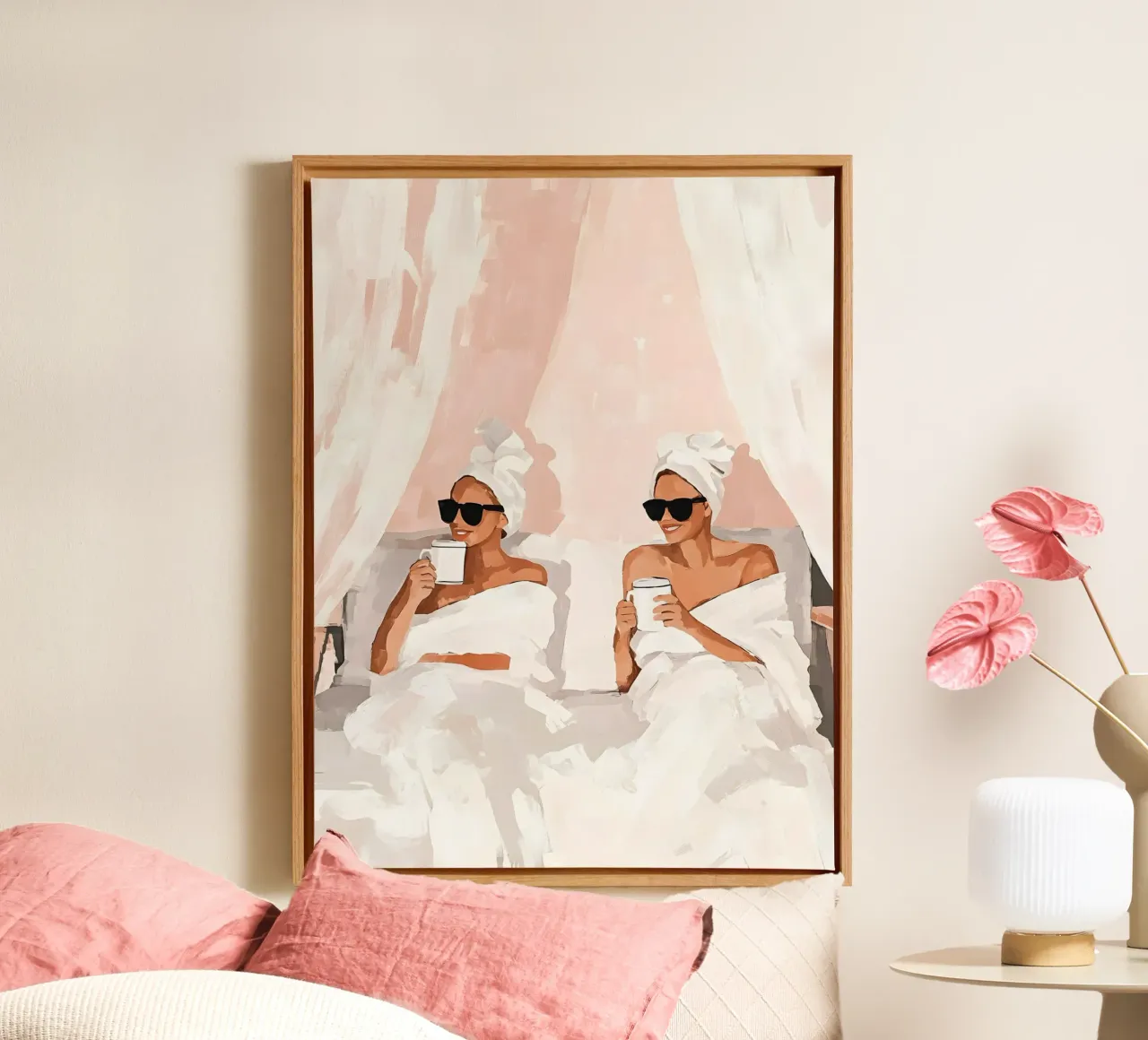My Best Friend canvas met Baklijst van Gypsy Galleria