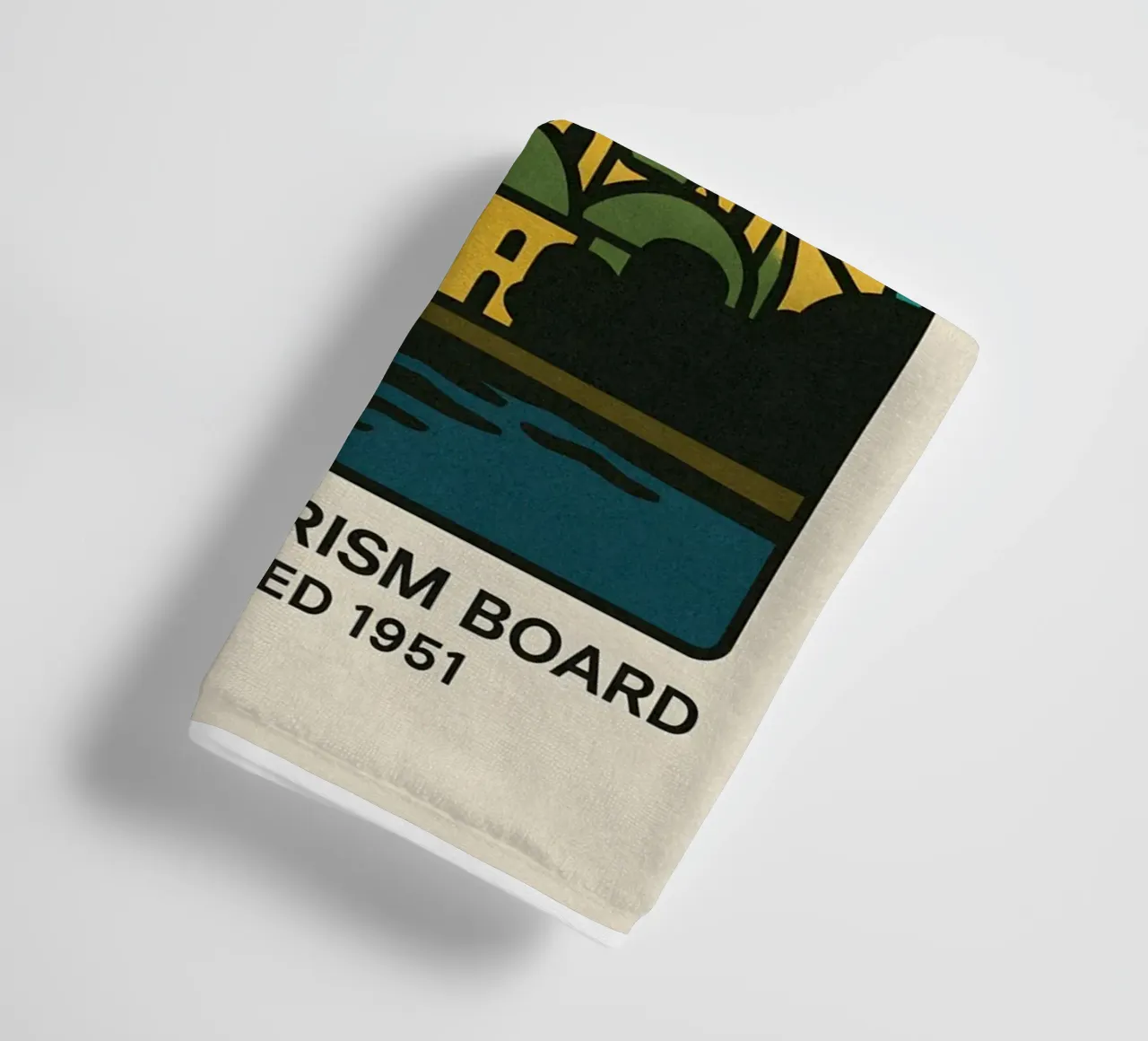 World Icons – Retro Travel Series - Istanbul View towel by Studio Mooodz