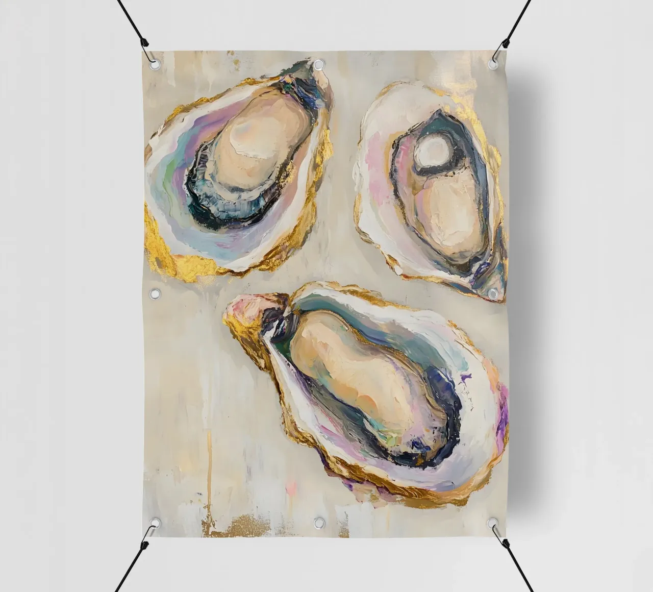 The Oysters telo in pvc da Gypsy Galleria