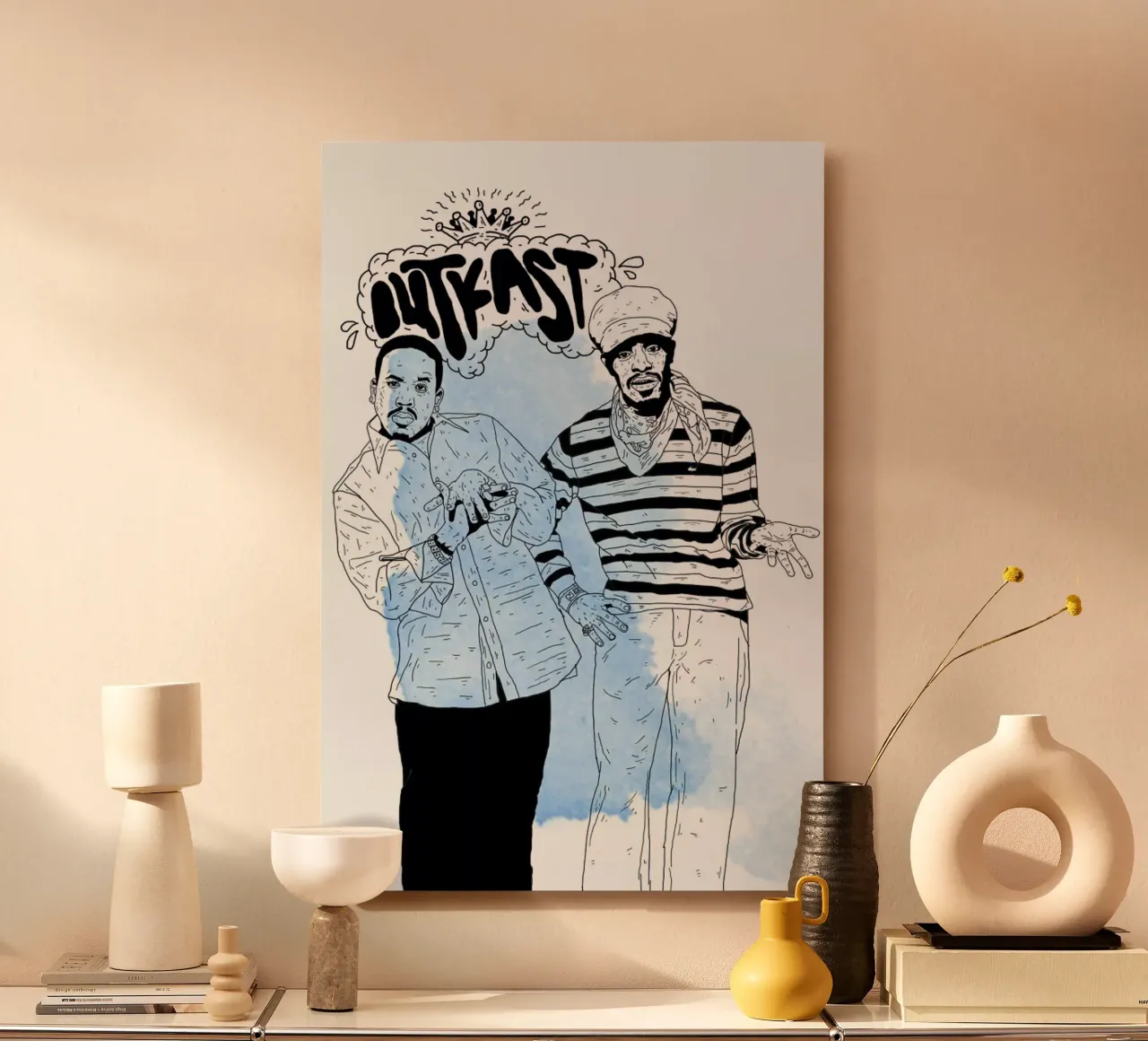 Outkast alluminio dibond da Nick Cocozza