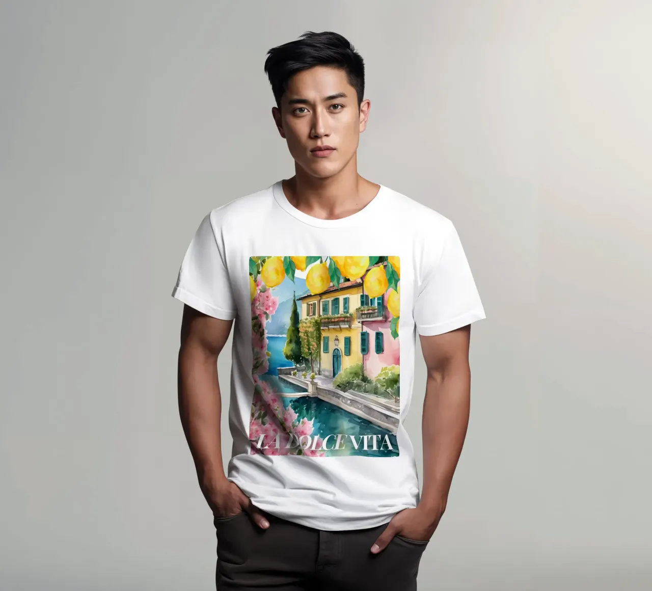 Lake Como, La Dolce Vita t-shirt da DolceVita