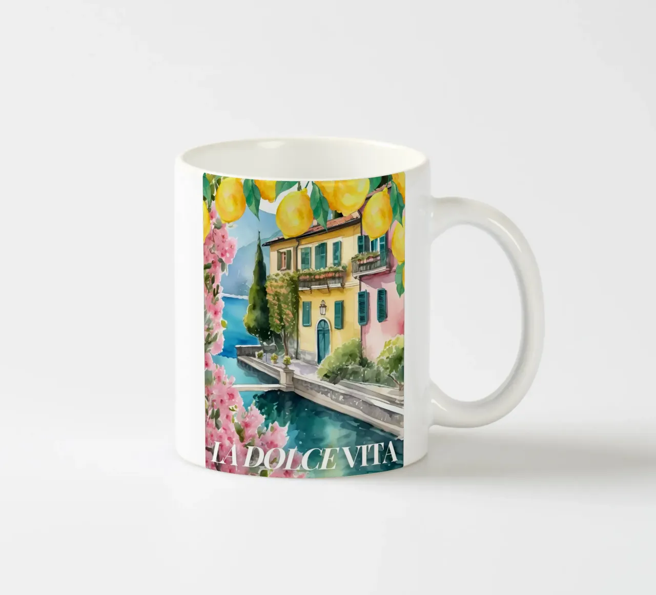 Lake Como, La Dolce Vita tazza in ceramica da DolceVita