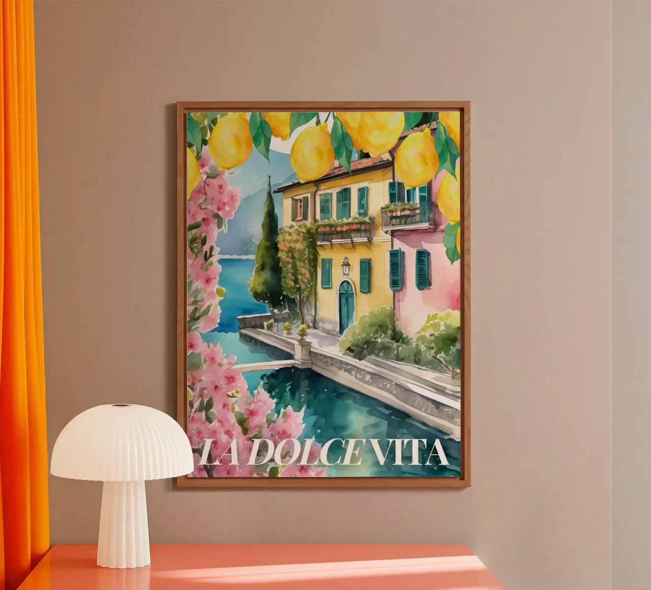 Lake Como, La Dolce Vita alluminio dibond da DolceVita