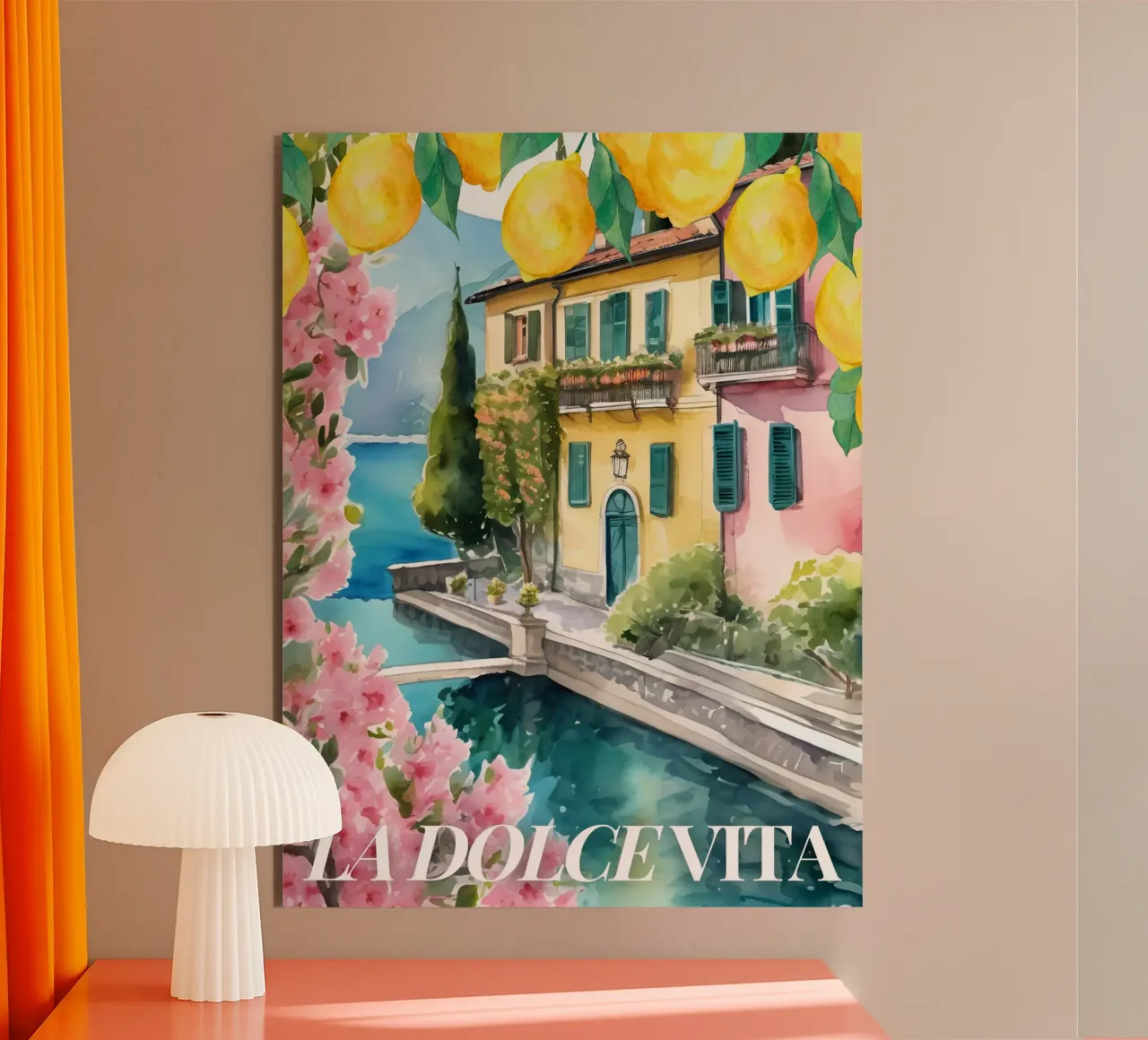 Lake Como, La Dolce Vita alluminio dibond da DolceVita