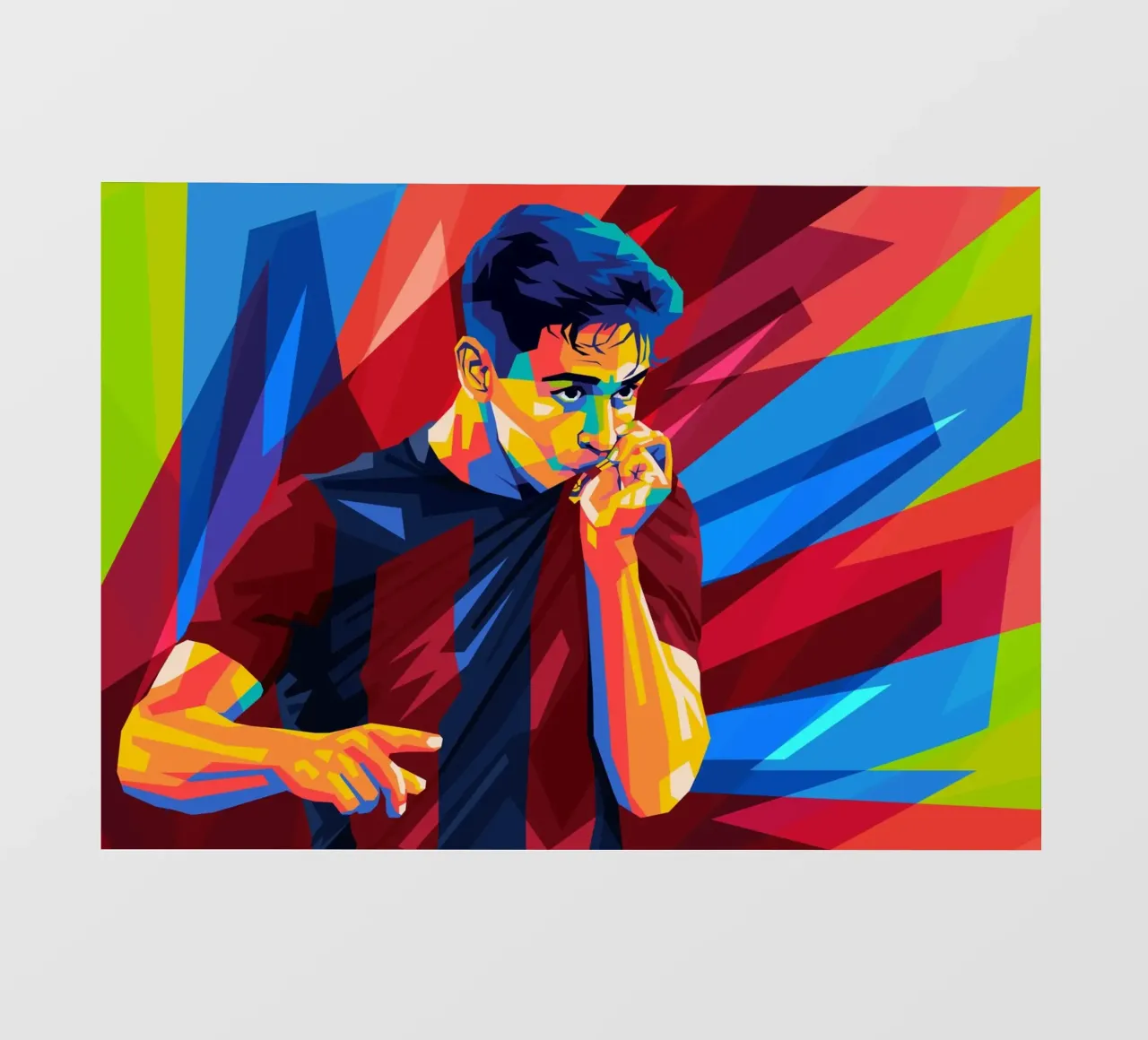 Pablo Gavi Wpap pellicola backlit da WPAP MALANG