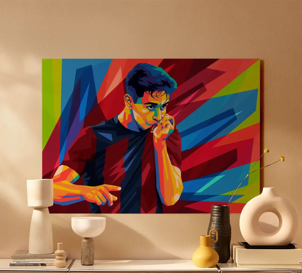 Pablo Gavi Wpap alluminio dibond da WPAP MALANG