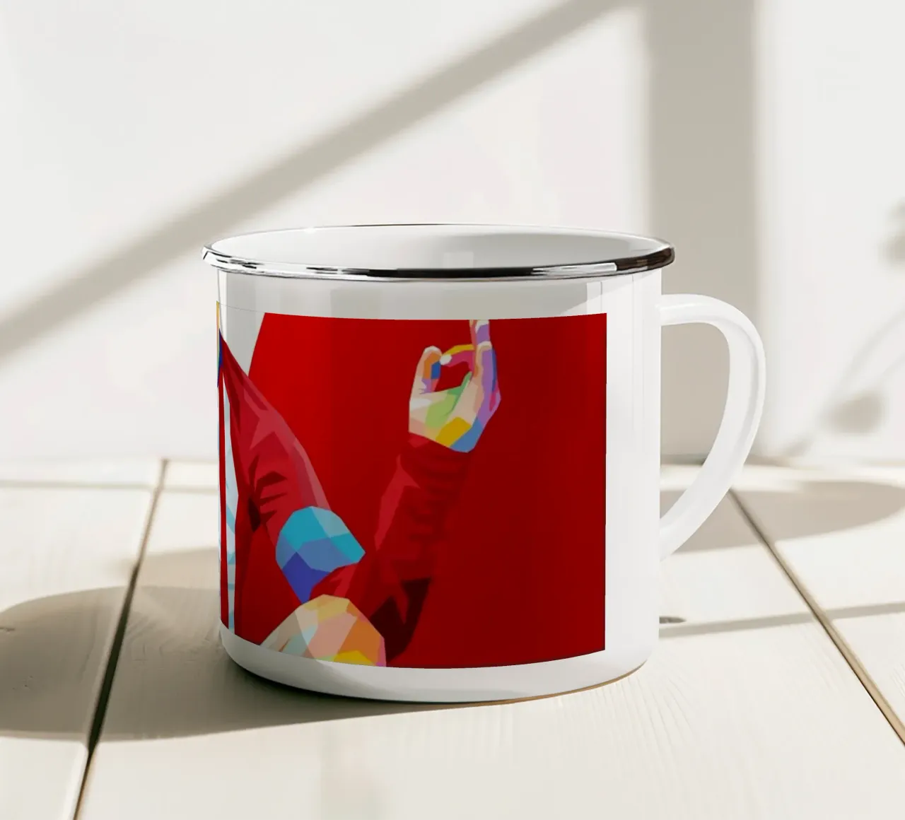 Antoine Griezmann tazza in smalto da WPAP MALANG