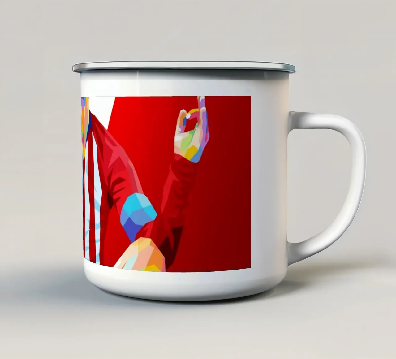 Antoine Griezmann tazza in smalto da WPAP MALANG