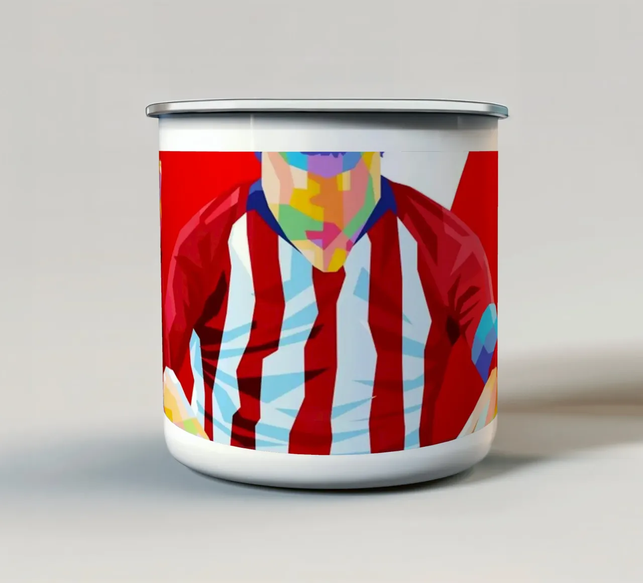 Antoine Griezmann tazza in smalto da WPAP MALANG
