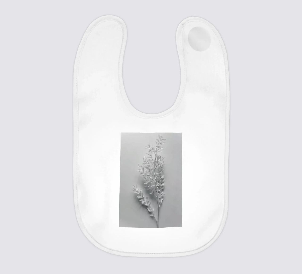 Minimal White Branch bavaglino da Studio Nahili