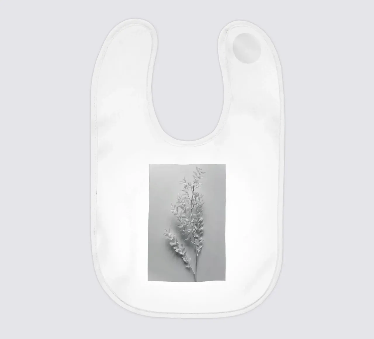 Minimal White Branch bavaglino da Studio Nahili