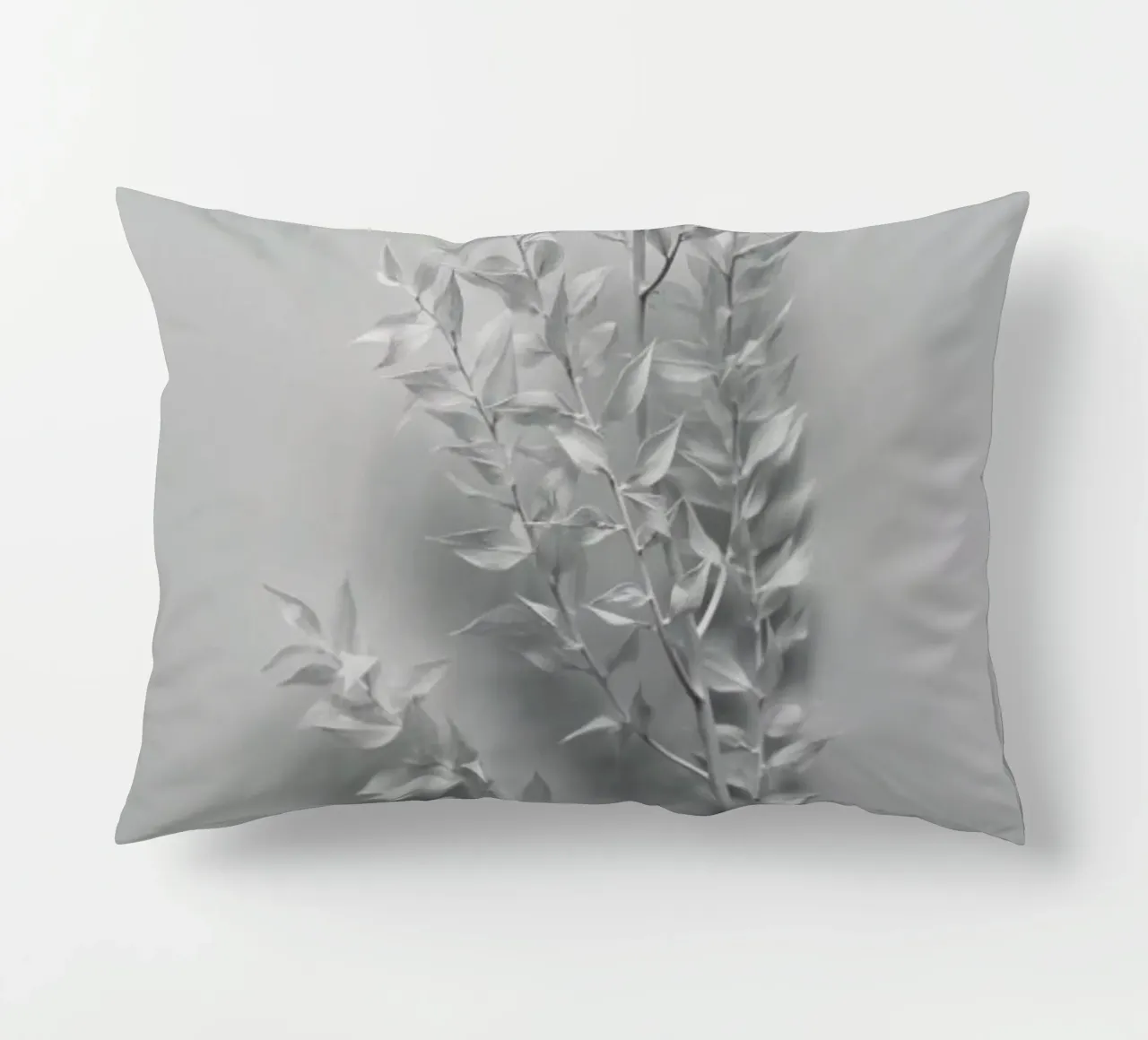 Minimal White Branch cuscino da Studio Nahili