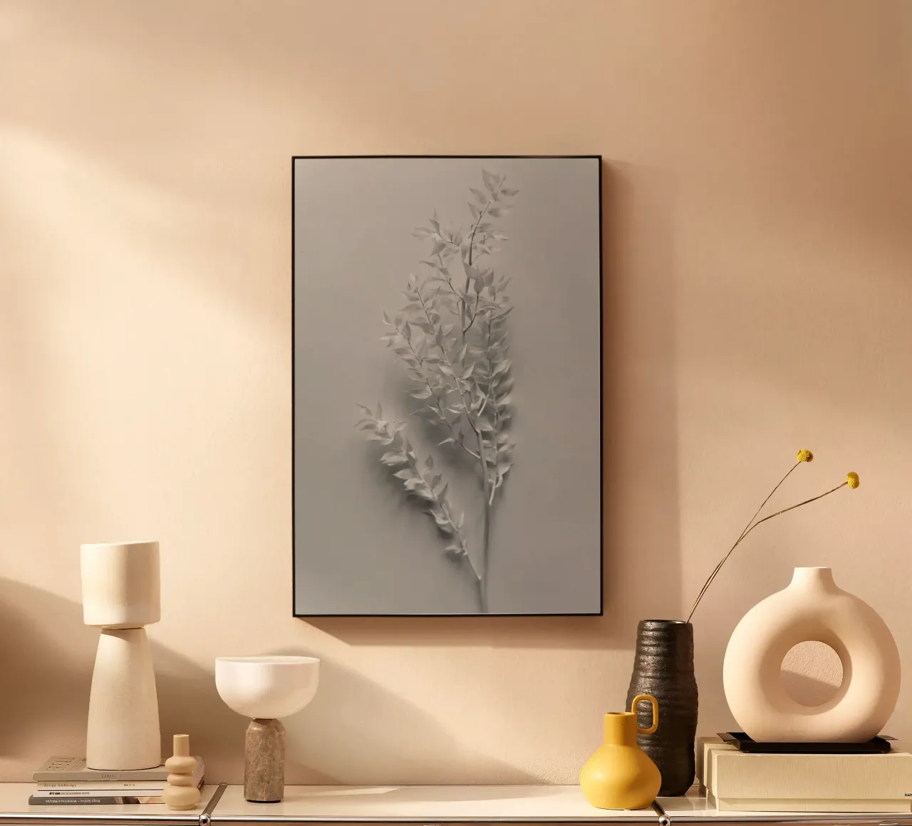 Minimal White Branch plexiglass da Studio Nahili