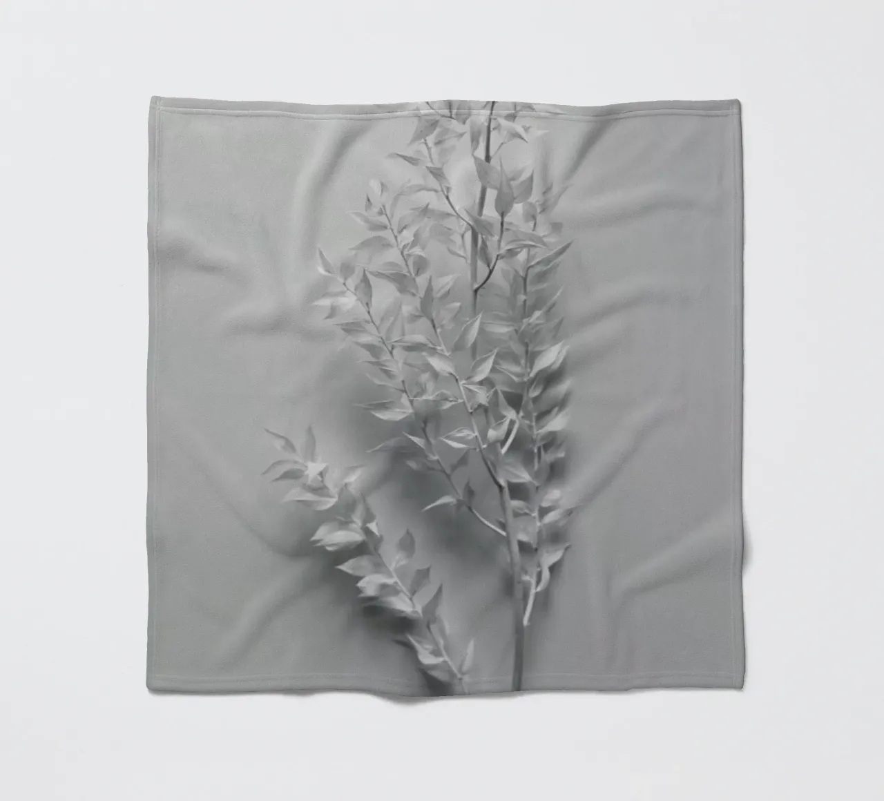 Minimal White Branch coperta in pile da Studio Nahili