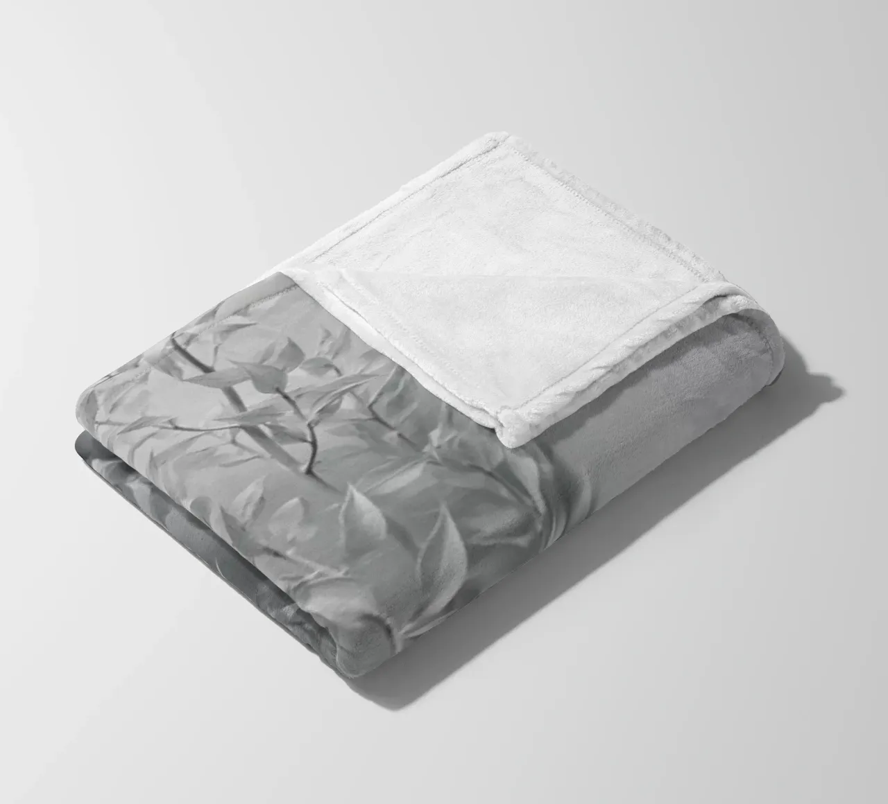 Minimal White Branch coperta in pile da Studio Nahili