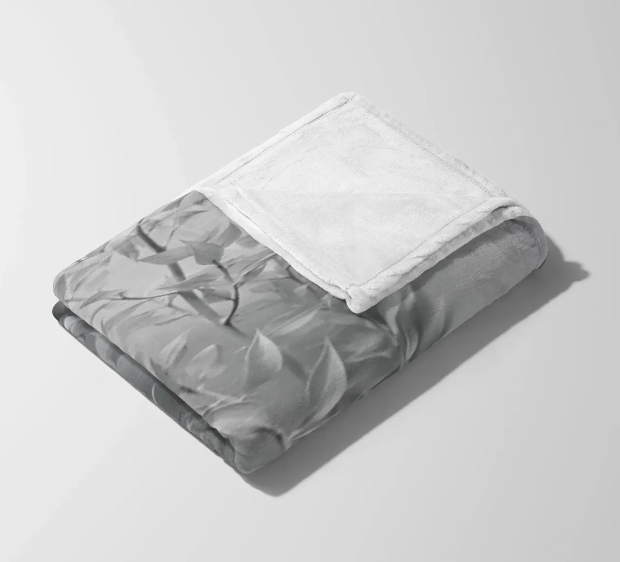 Minimal White Branch coperta in pile da Studio Nahili