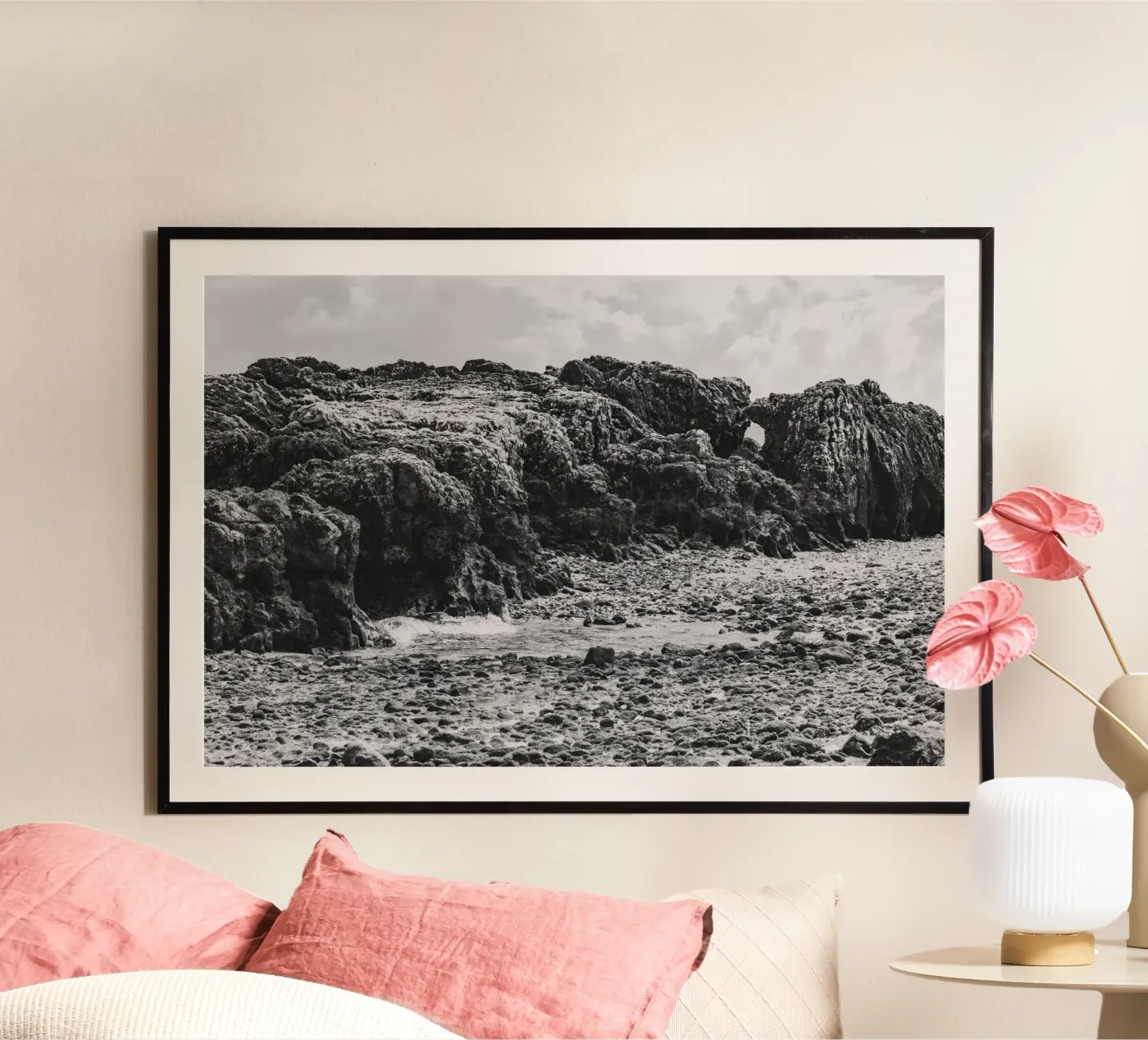 Cala rocciosa poster da Carinaprint