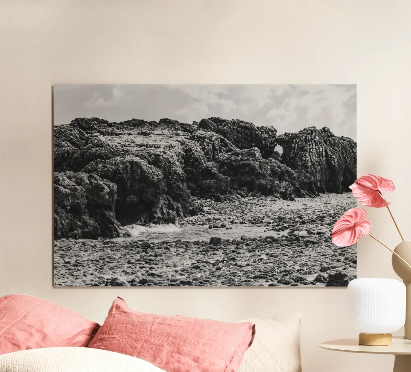Cala rocciosa poster da Carinaprint
