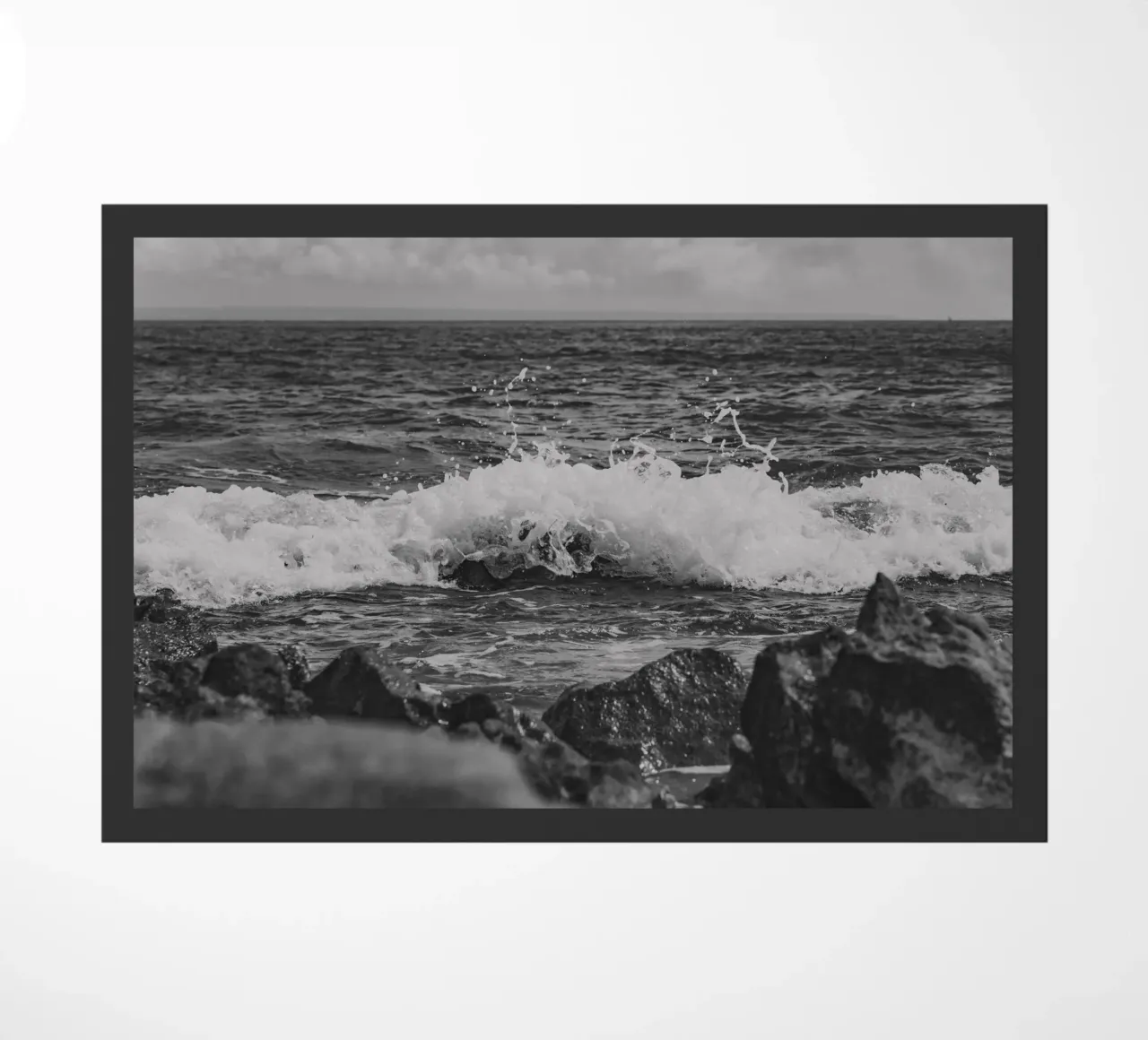 Waves Harmony doormat by Carinaprint