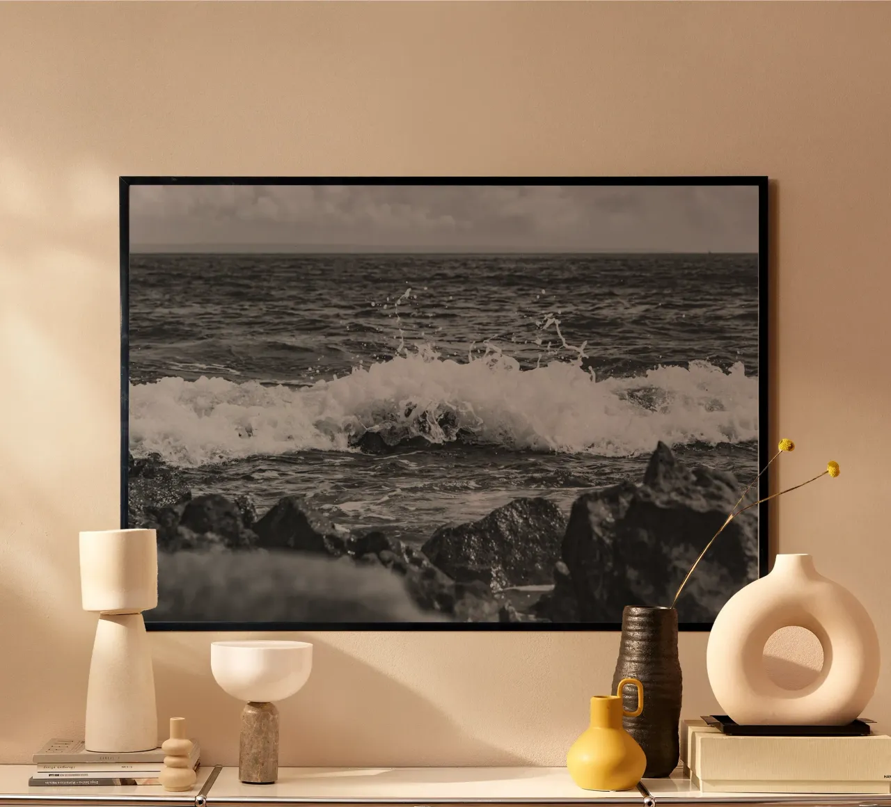 Waves Harmony poster by Carinaprint