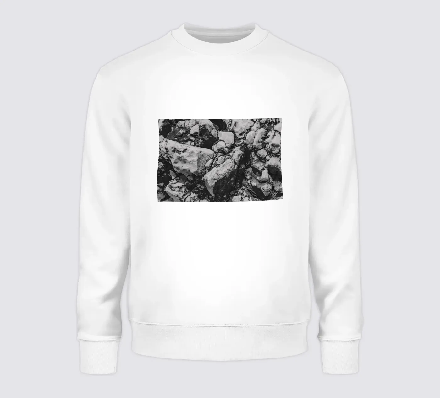 Solid stone structure Sweatshirt von Carinaprint