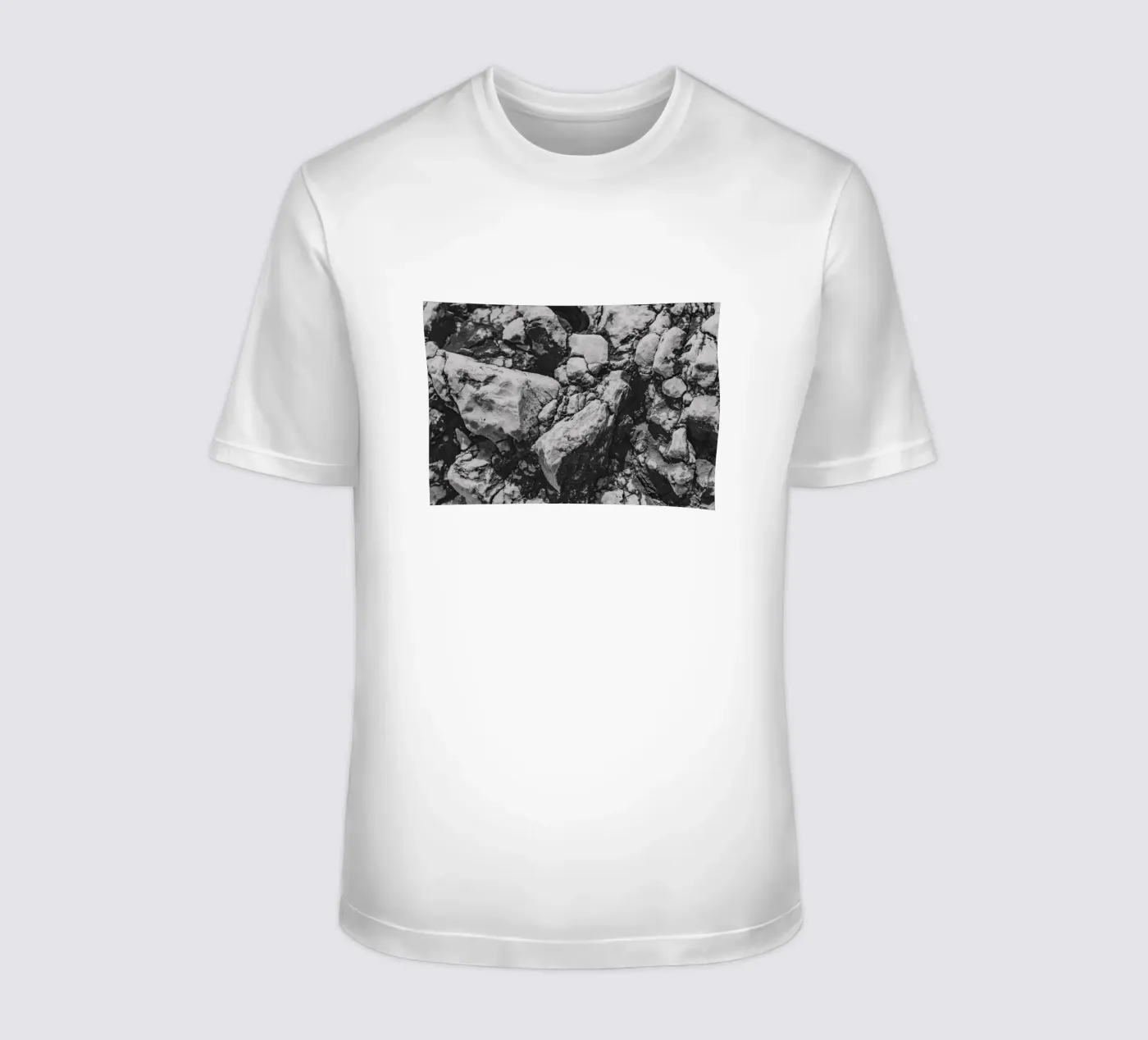 Solid stone structure t-shirt by Carinaprint