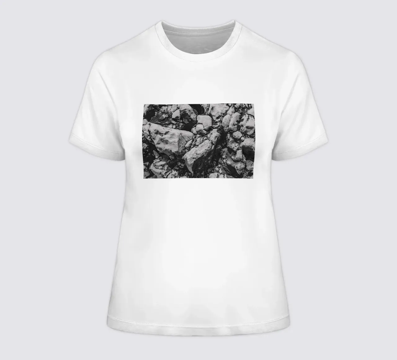 Solida struttura in pietra t-shirt da donna da Carinaprint