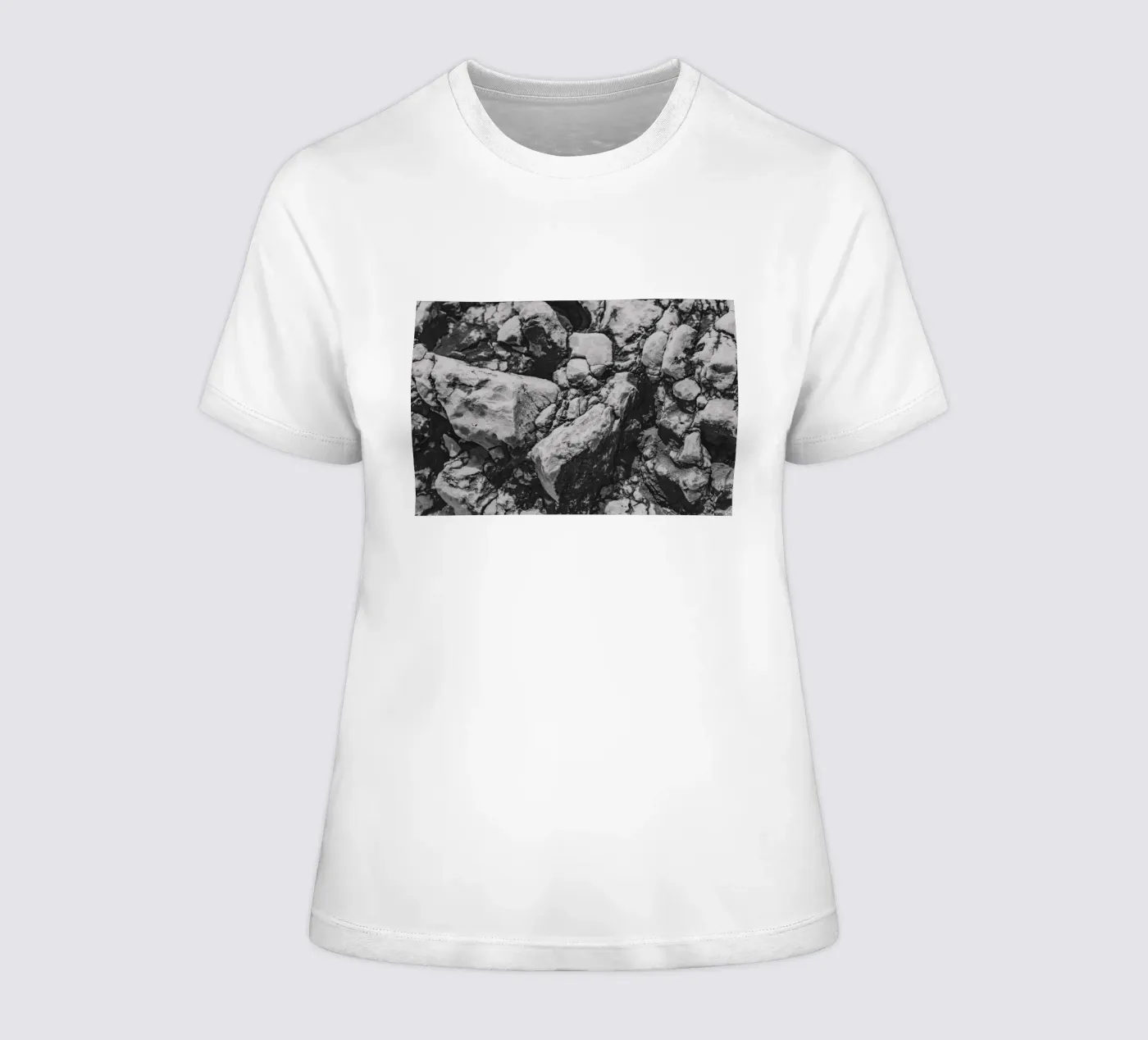 Solida struttura in pietra t-shirt da donna da Carinaprint