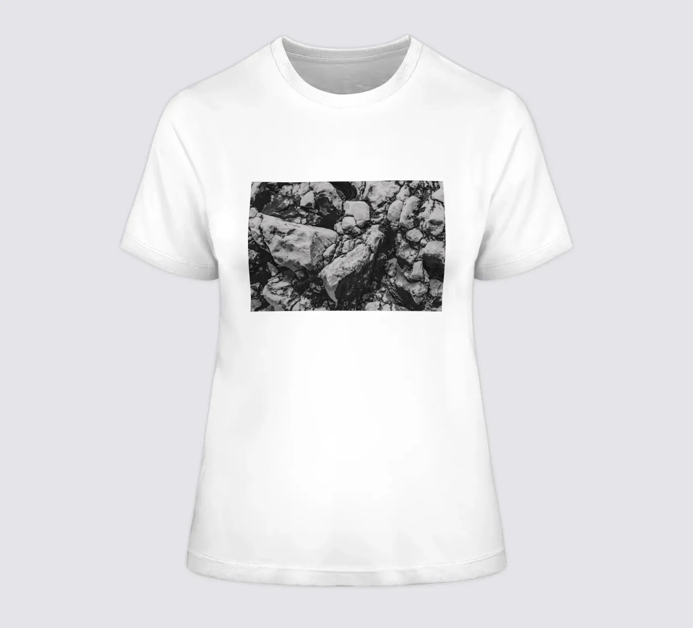 Solida struttura in pietra t-shirt da donna da Carinaprint