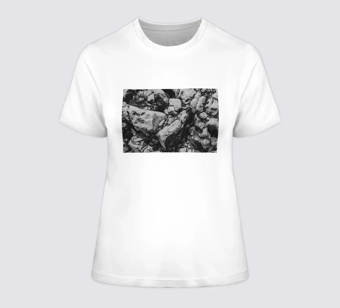 Solid stone structure t-shirt da donna da Carinaprint