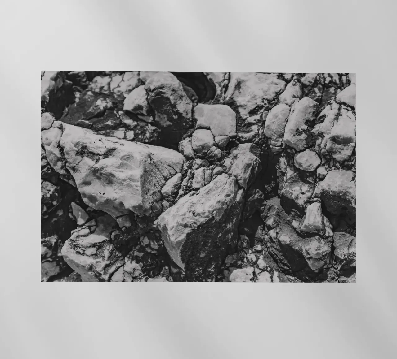 Solid stone structure backlit film by Carinaprint