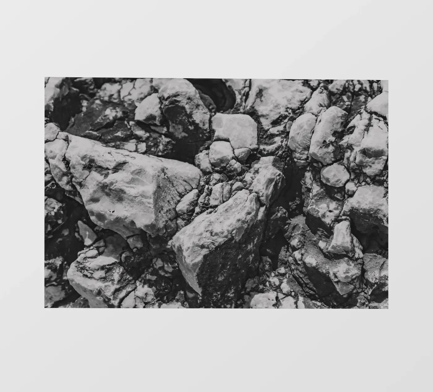 Solid stone structure pvc-zeil van Carinaprint