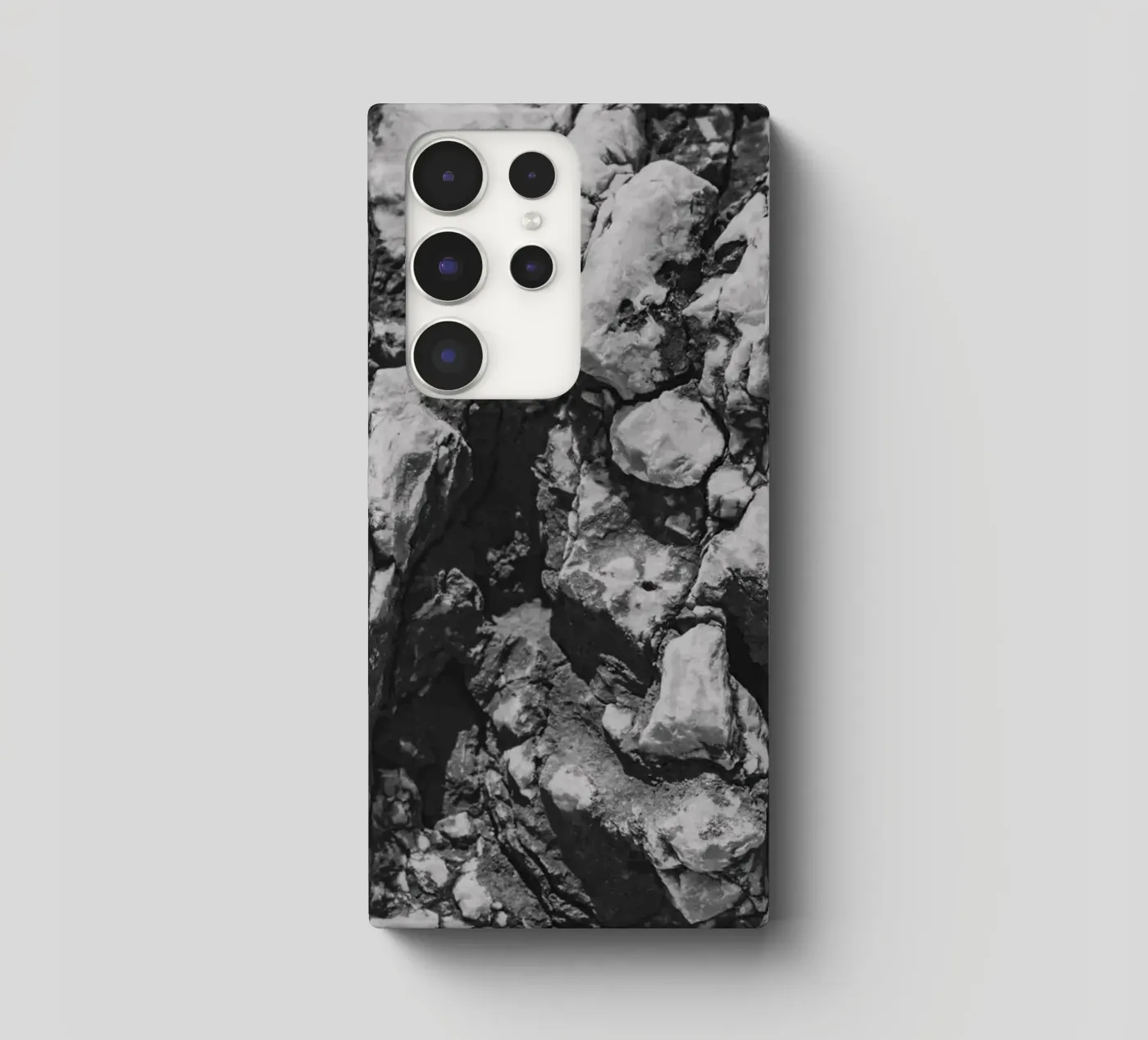 Solid stone structure samsung hoesje van Carinaprint
