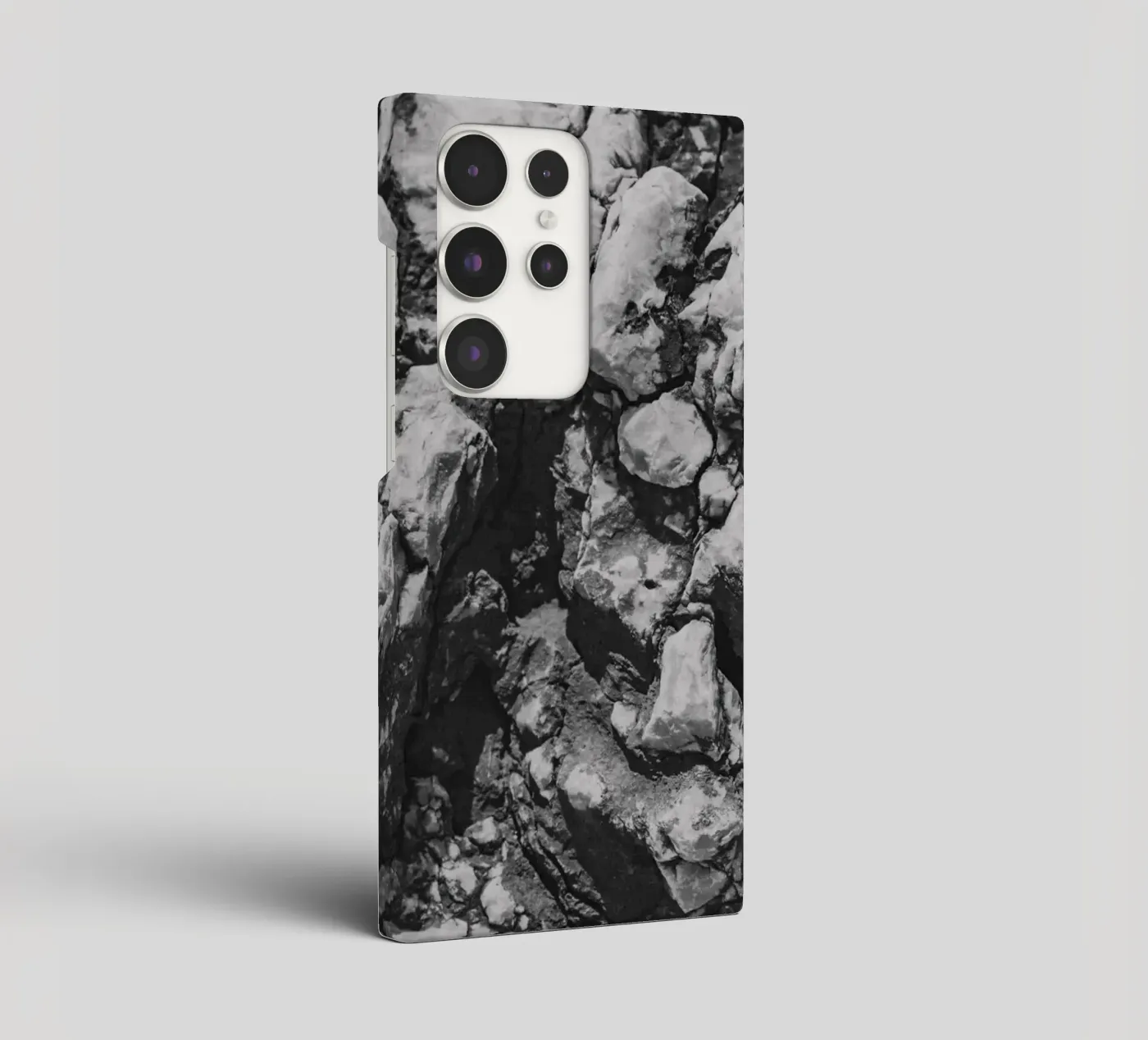 Solid stone structure samsung hoesje van Carinaprint