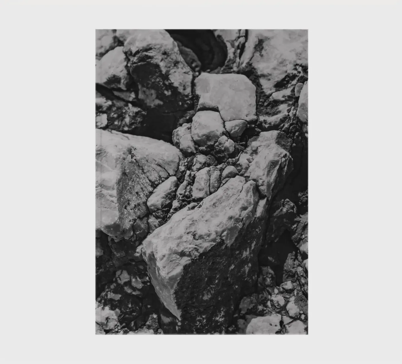 Solid stone structure notebook by Carinaprint