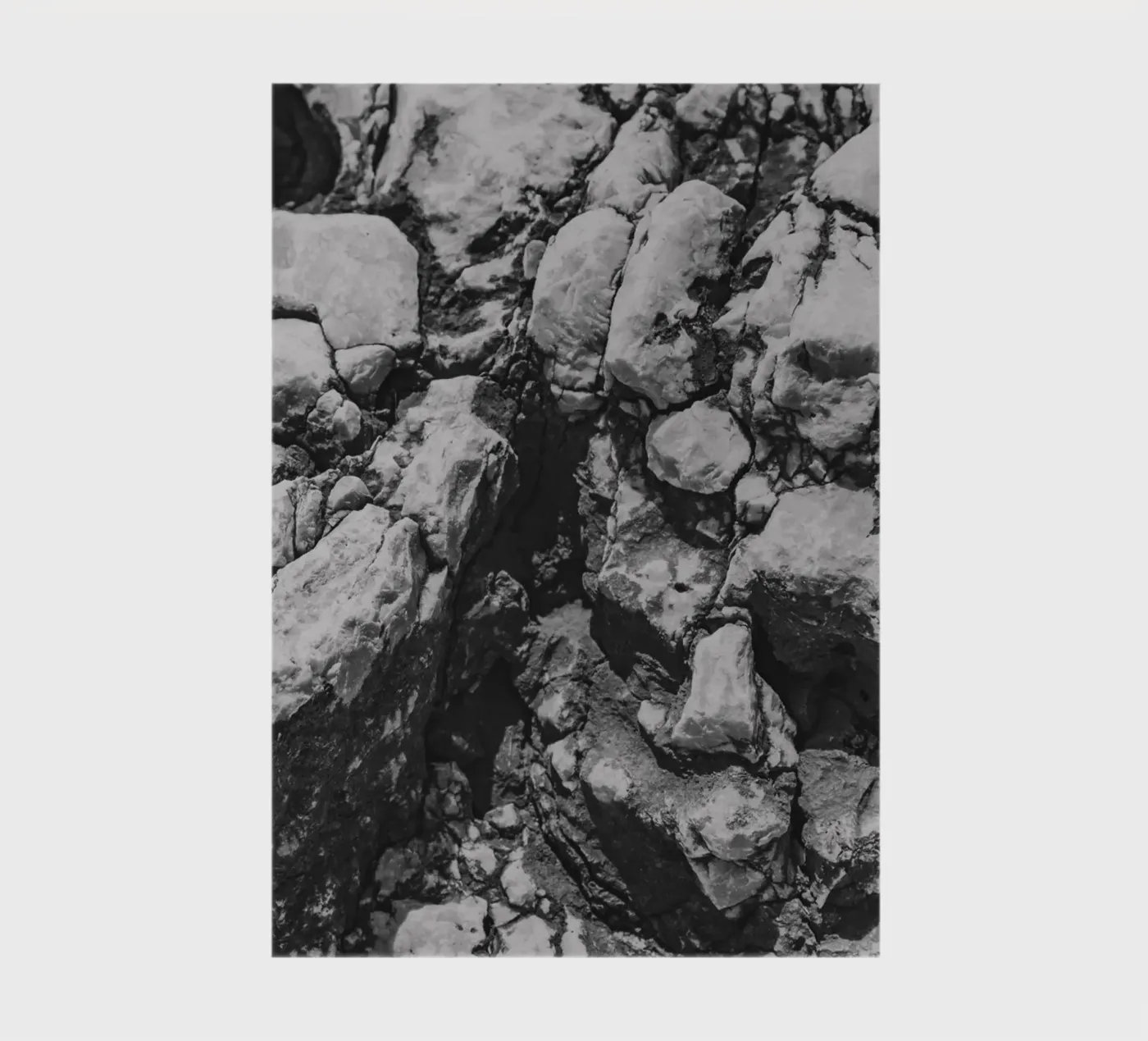 Solid stone structure Notizbuch von Carinaprint