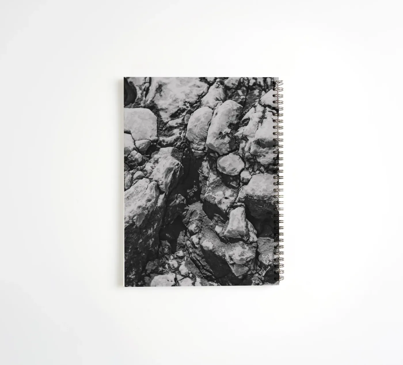 Solid stone structure spiral notebook by Carinaprint