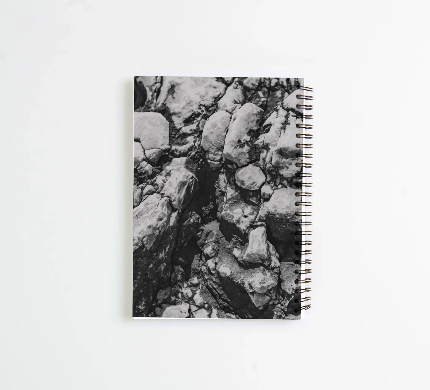 Solid stone structure spiral notebook by Carinaprint