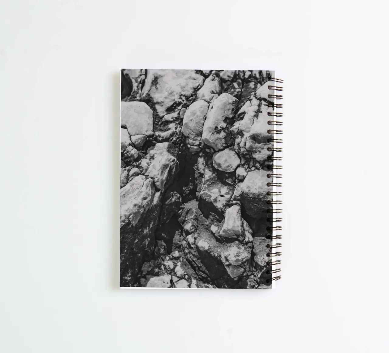 Solid stone structure spiral notebook by Carinaprint